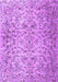 Machine Washable Persian Purple Traditional Area Rugs, wshtr3995pur