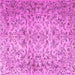 Square Machine Washable Persian Pink Traditional Rug, wshtr3995pnk