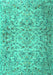 Persian Turquoise Traditional Rug, tr3995turq