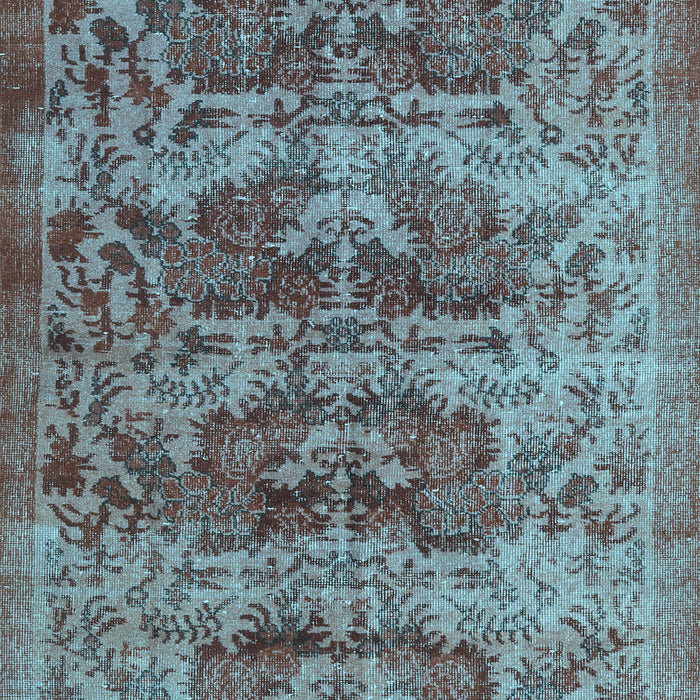 Machine Washable Persian Light Blue Traditional Rug, wshtr3996lblu