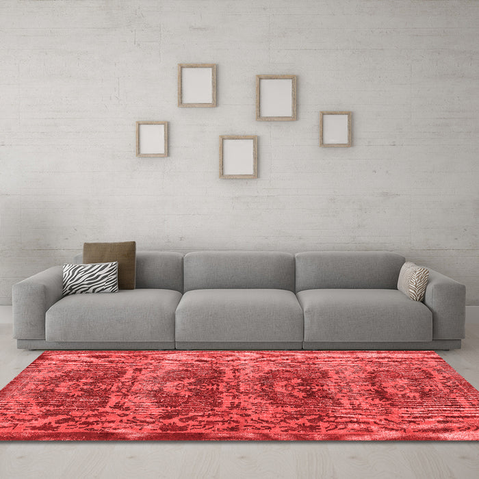 Traditional Red Washable Rugs