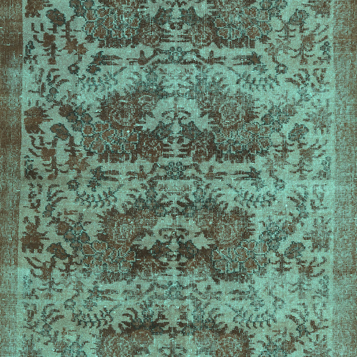 Machine Washable Persian Turquoise Traditional Area Rugs, wshtr3996turq