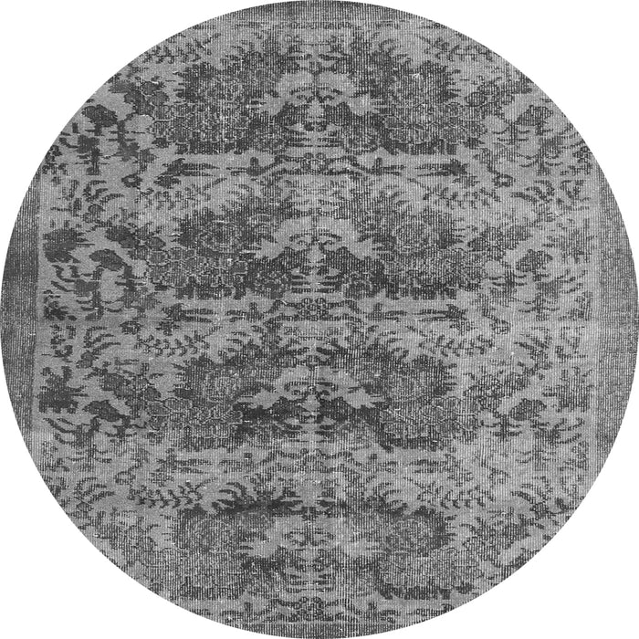 Square Persian Gray Traditional Rug, tr3996gry