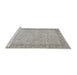 Sideview of Machine Washable Traditional Dark White Beige Rug, wshtr3997