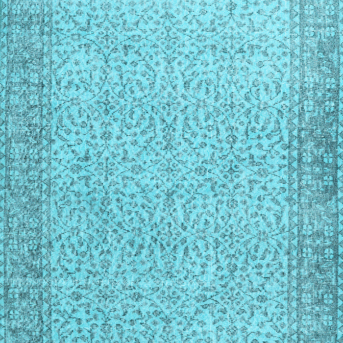 Machine Washable Persian Light Blue Traditional Rug, wshtr3997lblu
