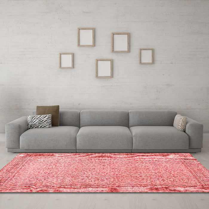 Traditional Red Washable Rugs