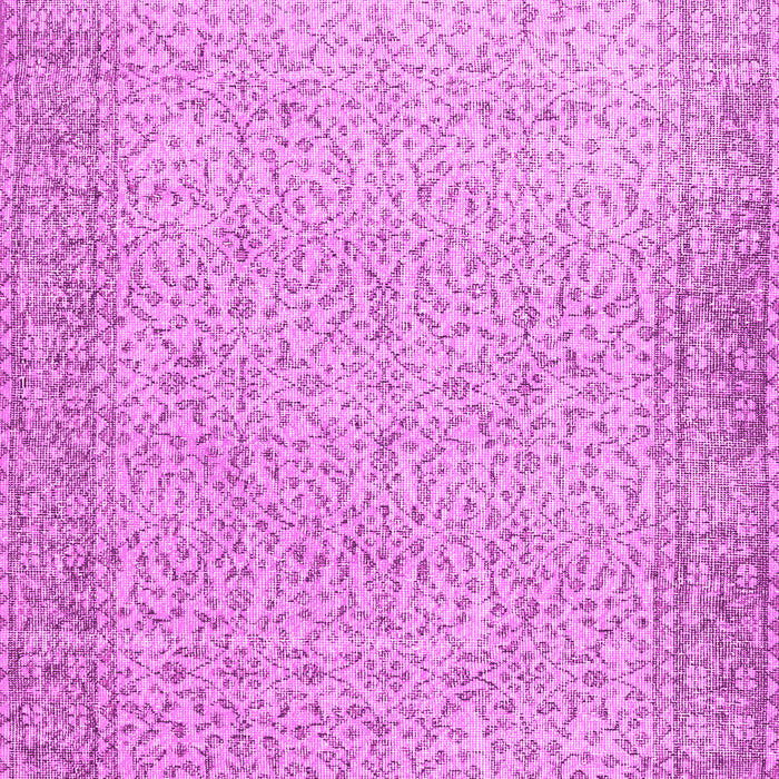 Machine Washable Persian Pink Traditional Rug, wshtr3997pnk