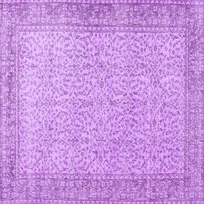 Square Persian Purple Traditional Rug, tr3997pur