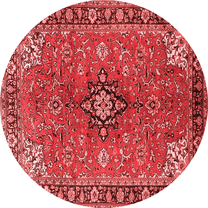 Medallion Red Traditional Rug, tr3998red