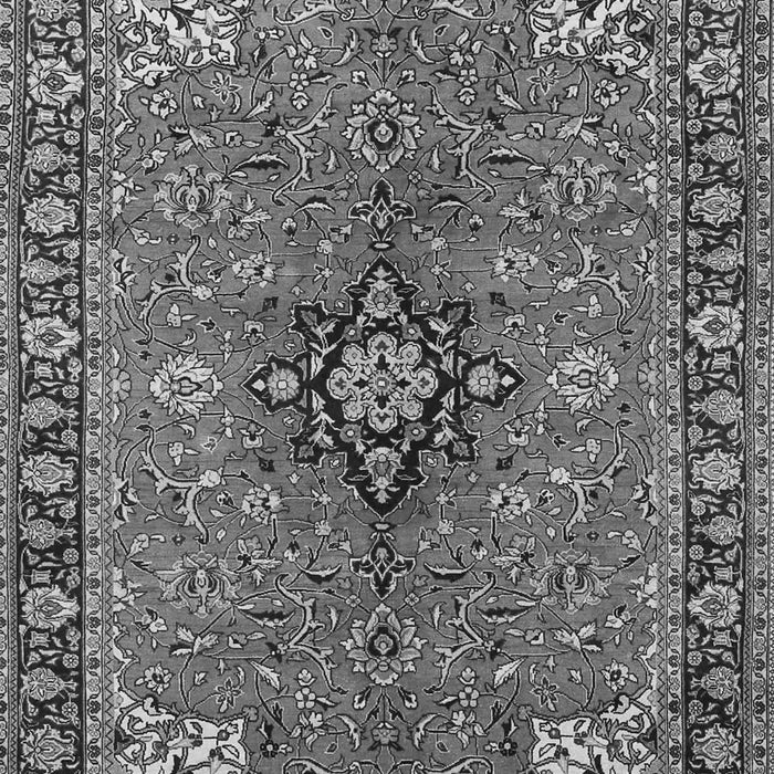 Medallion Gray Traditional Rug, tr3998gry