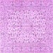 Square Persian Purple Traditional Rug, tr3999pur