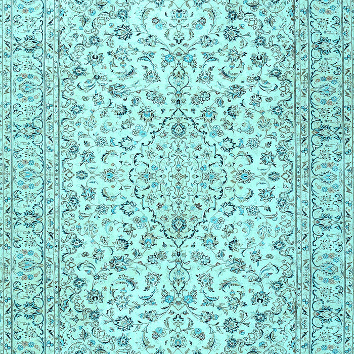 Machine Washable Persian Light Blue Traditional Rug, wshtr3999lblu