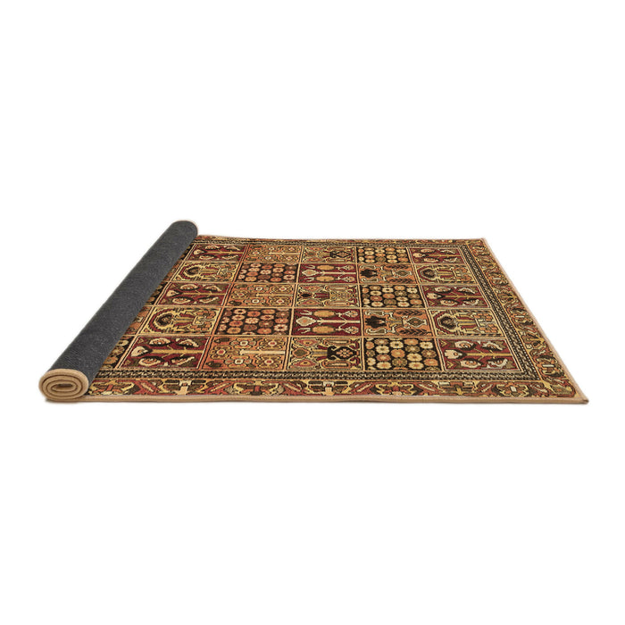 Sideview of Persian Brown Traditional Rug, tr399brn