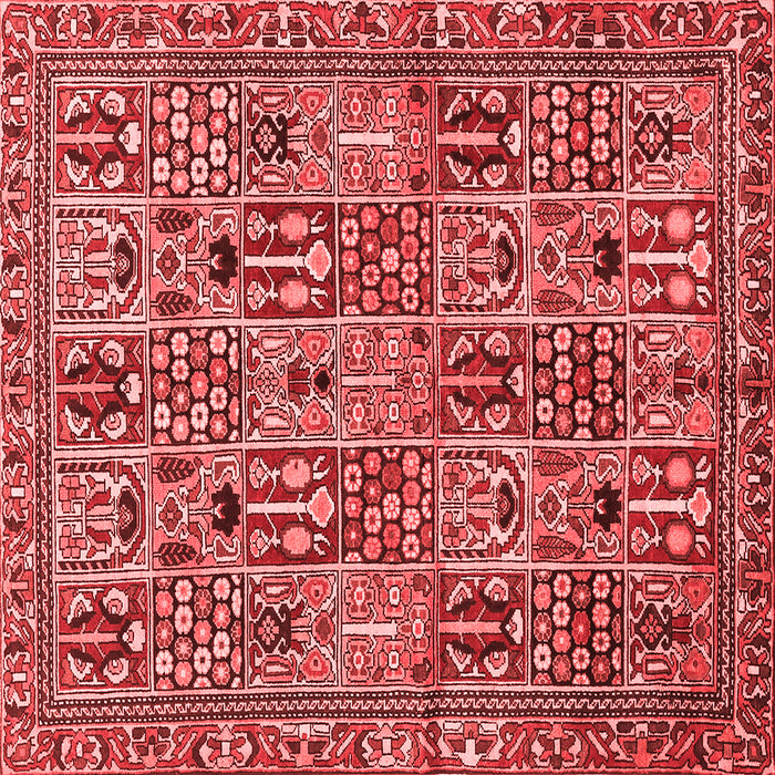 Machine Washable Persian Red Traditional Rug, wshtr399red