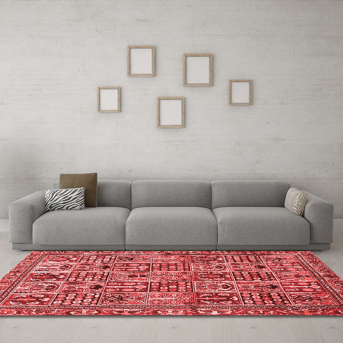 Traditional Red Washable Rugs