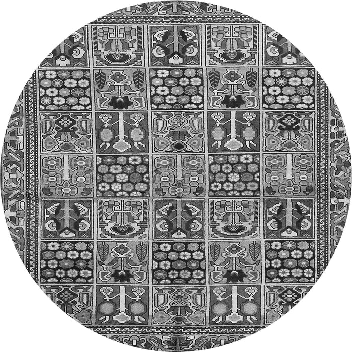 Square Persian Gray Traditional Rug, tr399gry