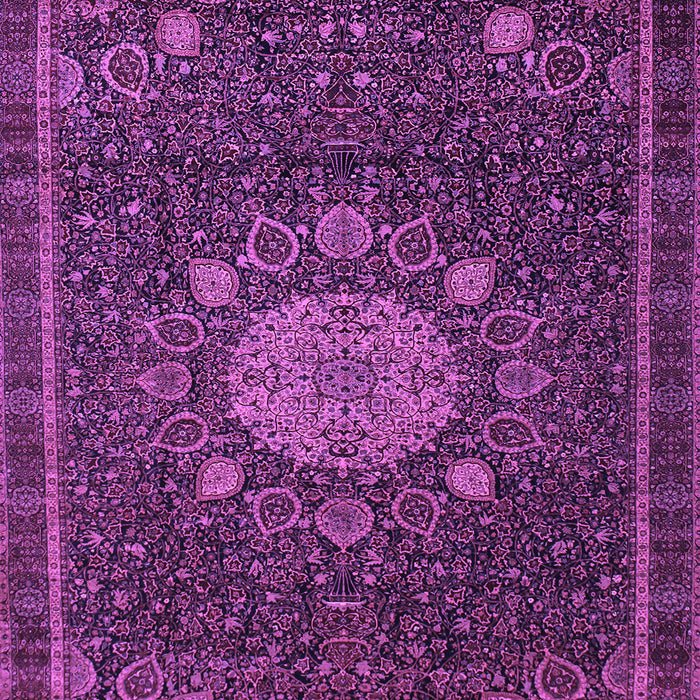 Medallion Purple Traditional Rug, tr39pur