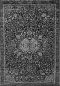 Medallion Gray Traditional Rug, tr39gry