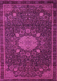 Medallion Pink Traditional Rug, tr39pnk