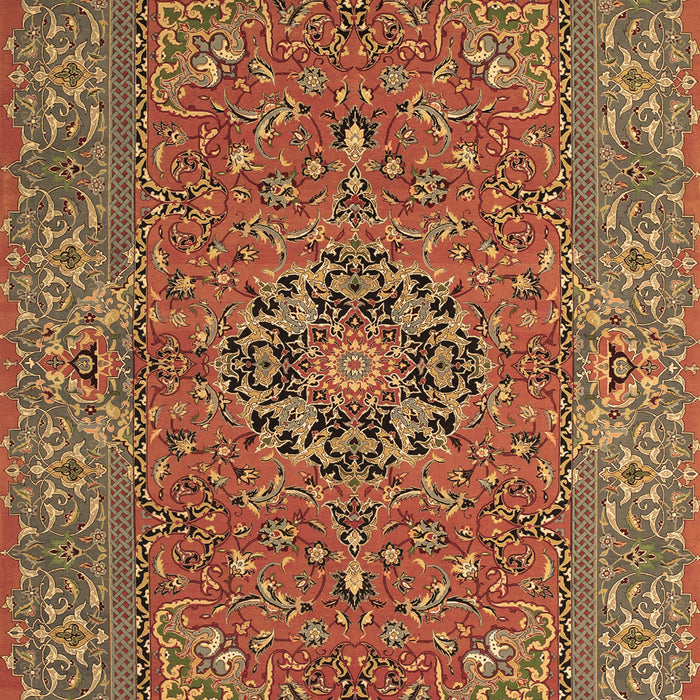 Machine Washable Persian Brown Traditional Rug, wshtr3brn