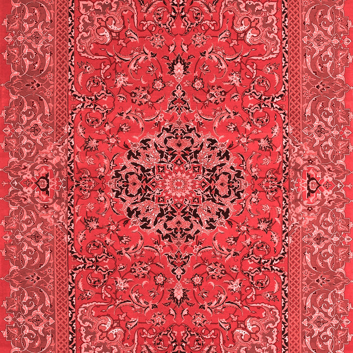 Machine Washable Persian Red Traditional Rug, wshtr3red