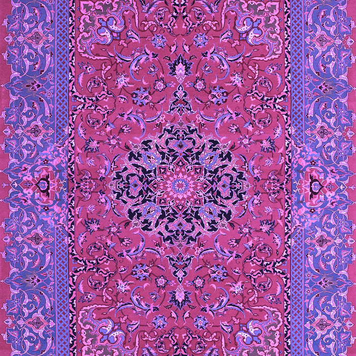 Machine Washable Persian Purple Traditional Area Rugs, wshtr3pur