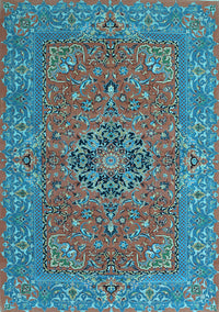Persian Light Blue Traditional Rug, tr3lblu