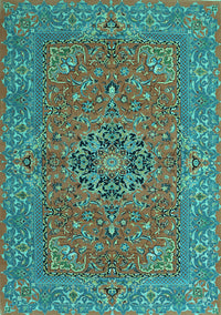 Persian Turquoise Traditional Rug, tr3turq