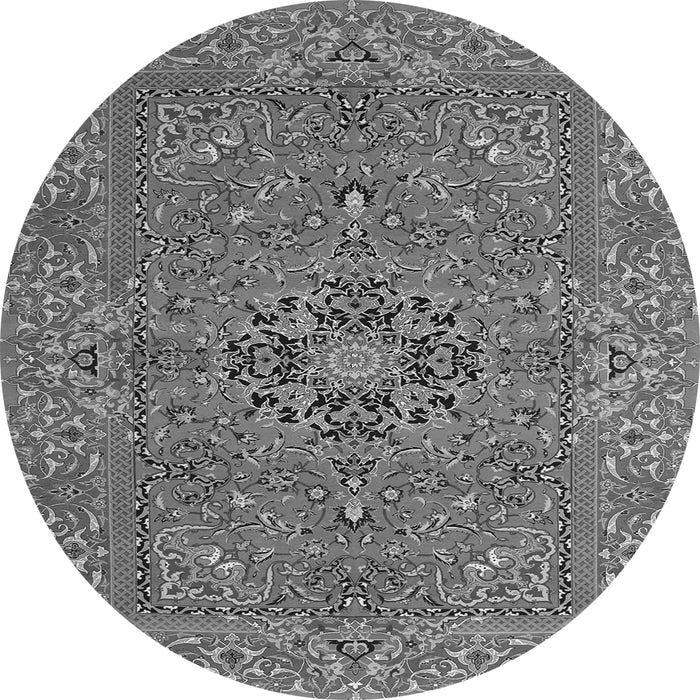 Machine Washable Persian Gray Traditional Rug, wshtr3gry