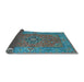 Sideview of Persian Light Blue Traditional Rug, tr3lblu