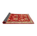 Sideview of Traditional Red Animal Rug, tr4