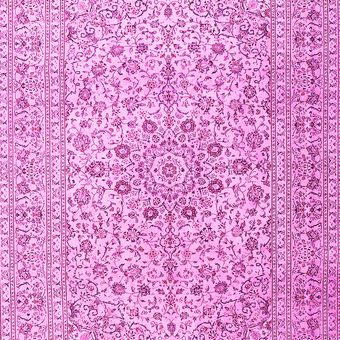 Machine Washable Persian Pink Traditional Rug, wshtr4000pnk