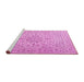 Sideview of Machine Washable Persian Pink Traditional Rug, wshtr4000pnk