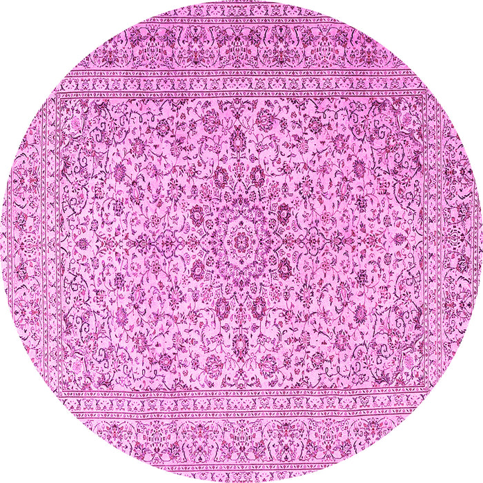 Round Persian Pink Traditional Rug, tr4000pnk