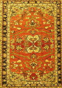 Persian Yellow Traditional Rug, tr4001yw