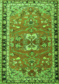 Persian Green Traditional Rug, tr4001grn