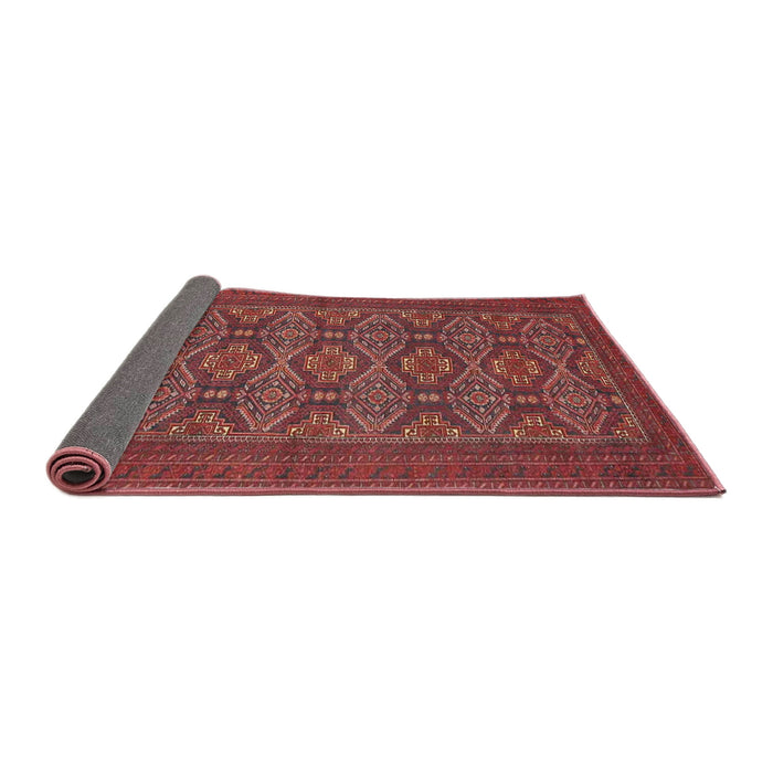 Sideview of Traditional Cherry Red Persian Rug, tr4002