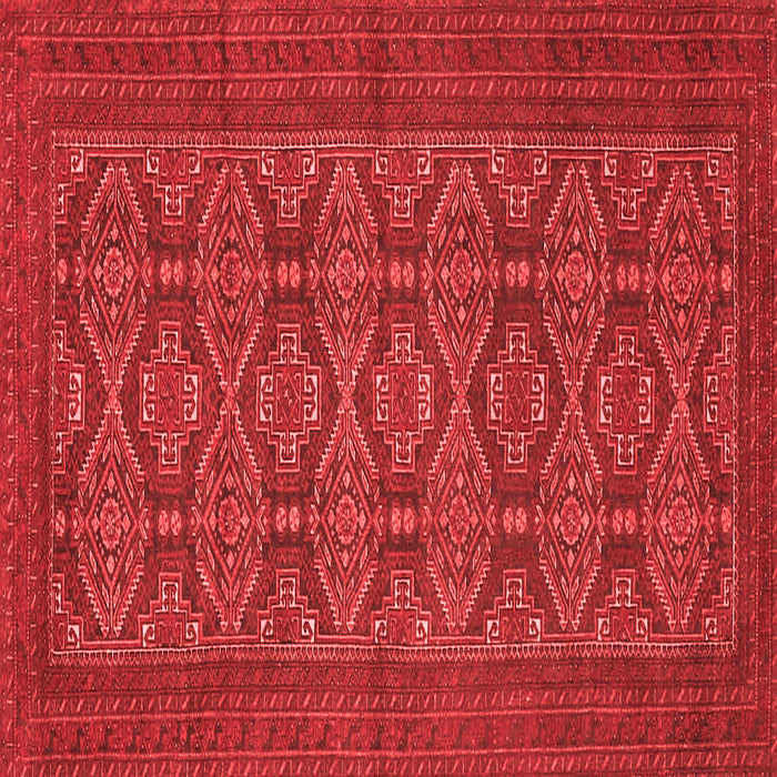 Machine Washable Persian Red Traditional Rug, wshtr4002red