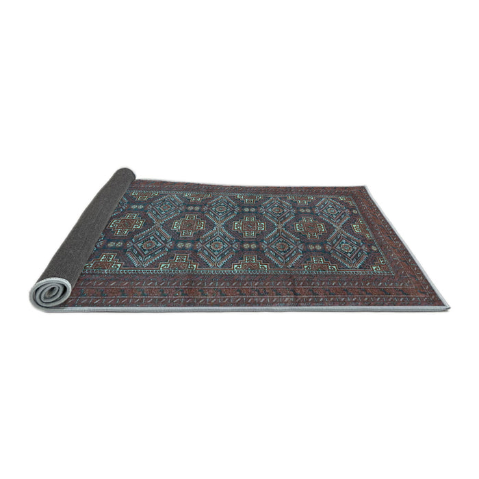 Sideview of Persian Light Blue Traditional Rug, tr4002lblu