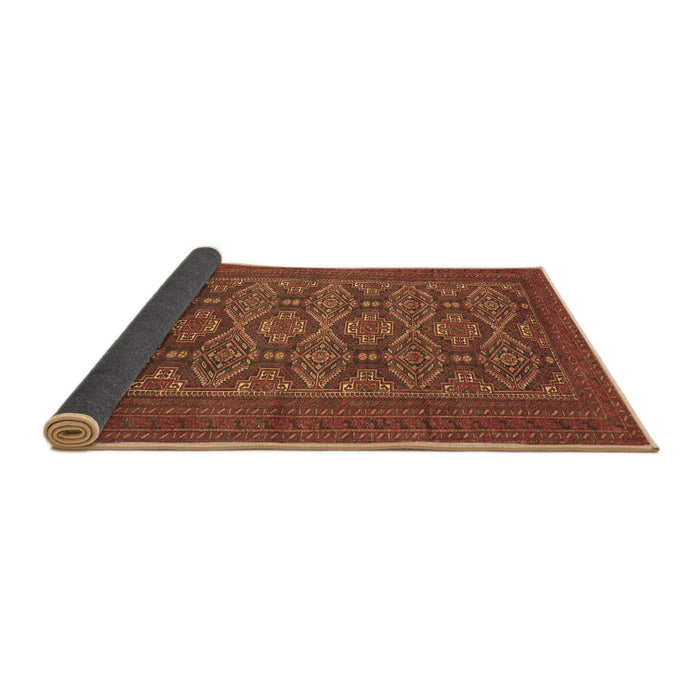 Sideview of Persian Brown Traditional Rug, tr4002brn