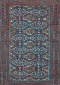 Persian Light Blue Traditional Rug, tr4002lblu
