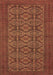 Machine Washable Persian Brown Traditional Rug, wshtr4002brn