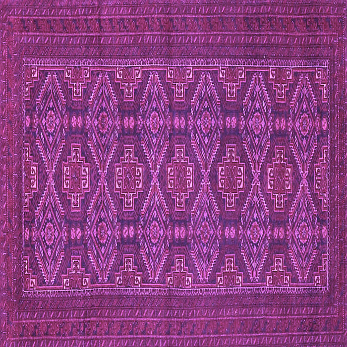 Square Machine Washable Persian Purple Traditional Area Rugs, wshtr4002pur