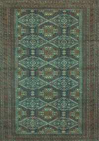 Persian Turquoise Traditional Rug, tr4002turq