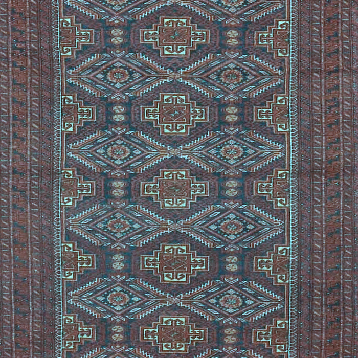 Machine Washable Persian Light Blue Traditional Rug, wshtr4002lblu