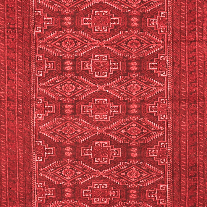 Machine Washable Persian Red Traditional Rug, wshtr4002red
