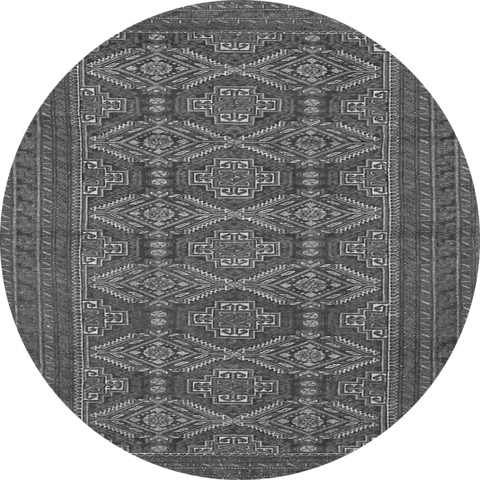 Machine Washable Persian Gray Traditional Rug, wshtr4002gry