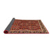 Sideview of Traditional Red Persian Rug, tr4003