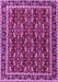 Machine Washable Persian Purple Traditional Area Rugs, wshtr4003pur