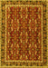 Machine Washable Persian Yellow Traditional Rug, wshtr4003yw